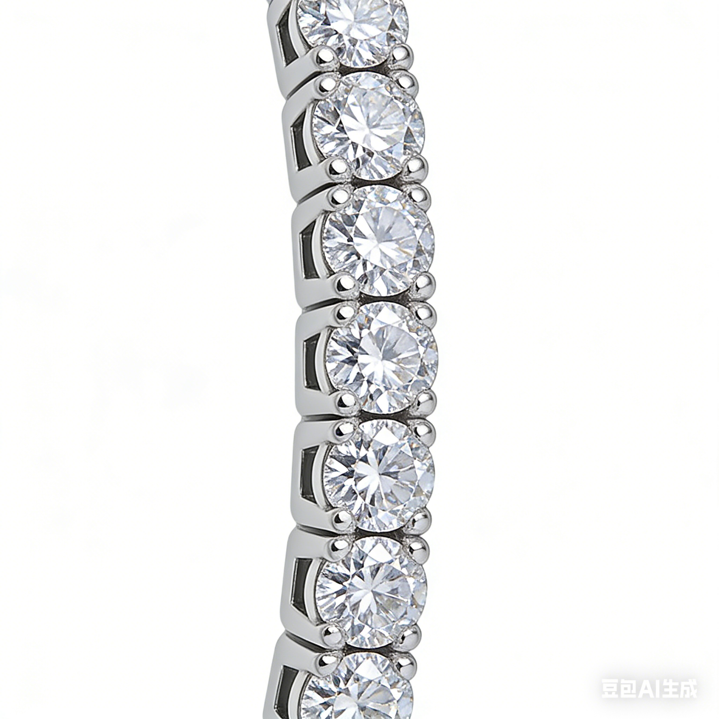 Moissanite Tennis Necklace - Multiple length for pick - S925 Sterling Silver -S925 Sterling Silver