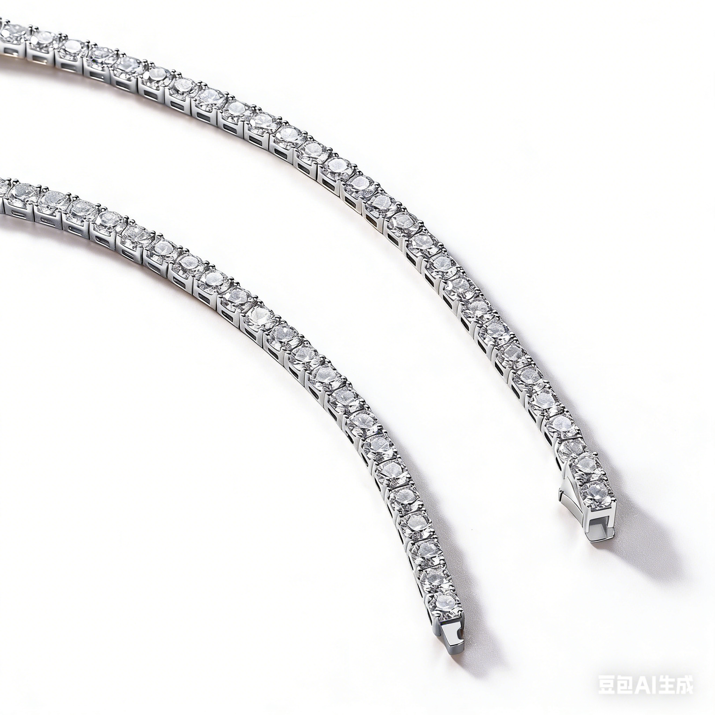 Moissanite Tennis Necklace - Multiple length for pick - S925 Sterling Silver -S925 Sterling Silver